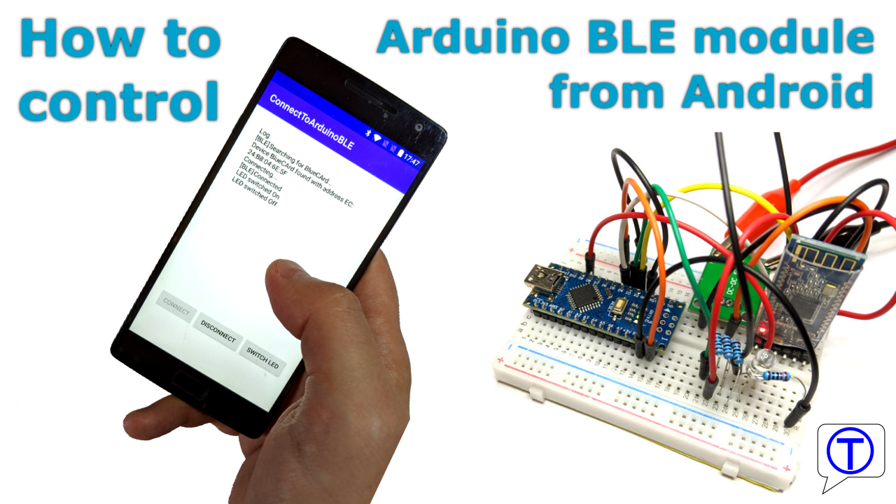 BlueCArd – part 6 – Controlling the Arduino Nano Bluetooth module from Android device