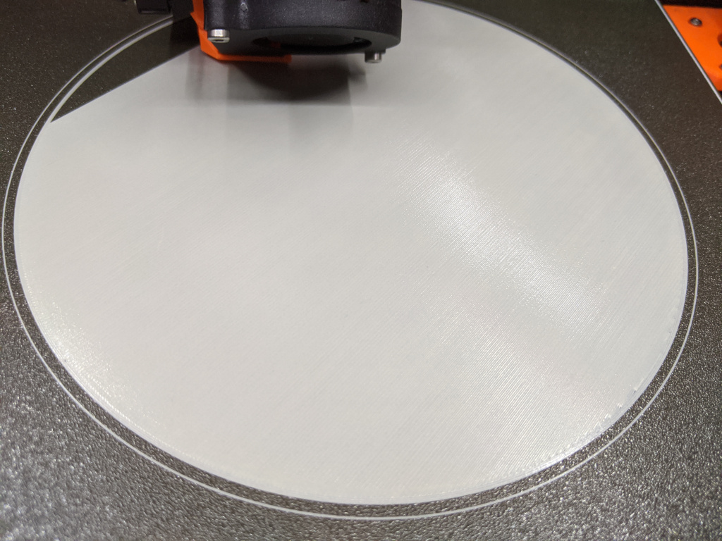 Perfect first layer of a real 3D print