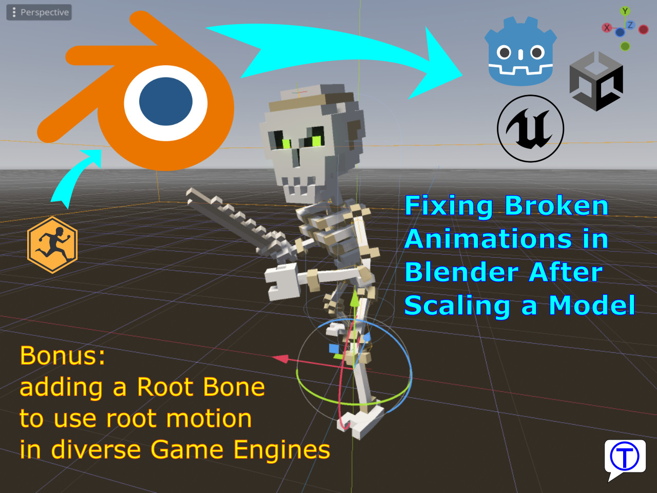 Fixing Broken Animations in Blender After Scaling a Model